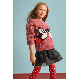 Desigual Sweter Mickey i Minnie Mouse