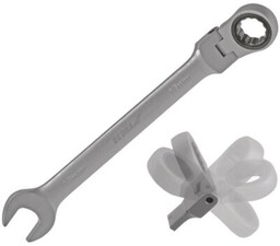 DEDRA Klucz płasko-oczkowy 14GP58 24 mm z przegubem