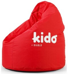 DIABLO CHAIRS Pufa worek Kido Czerwony L 110