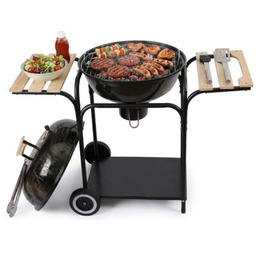 ACTIVA Grill ogrodowy węglowy 19426 Zamykany, okrągły,