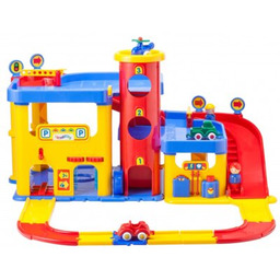 VIKING TOYS Garaż dwupoziomowy ze schodami City 045-5502