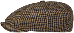 Kaszkiet 8 Panel Houndstooth by Lierys, brązowy, cm