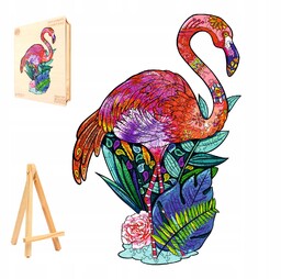 Puzzle Drewniane Dla Dorosłych Duże 248 Elementów Flaming