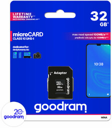 Goodram microSDHC 32GB Class 10 (M1AA-0320R12)