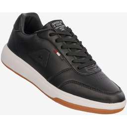 Sneakersy Buty Sportowe Ekoskóra Męskie American Club Czarne