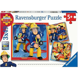 Ravensburger Puzzle 5077 Strażak Sam Na Ratunek! 3X49