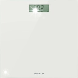 Waga łazienkowa Sencor SBS 2301WH do 150kg szklana