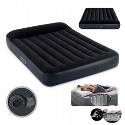Materac Dmuchany 203x152 Cm Dwuosobowy Z Technologią Fiber-tech,
