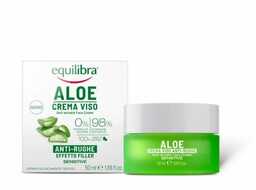 Equilibra Aloe Krem przeciwzmarszczkowy Sensitive - efekt wypełnienia