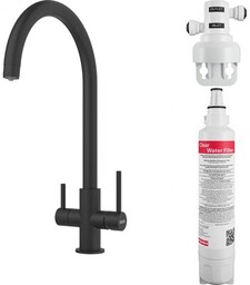 FRANKE Bateria LINA Clear Water czarny mat 160.0702.681