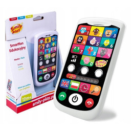 Zabawka Edukacyjna Dla Dziecka Elektroniczny Telefon Smartfon Smily