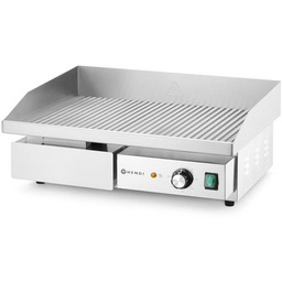 Płyta grillowa elektryczna ryflowana Budget Line 3000W HENDI