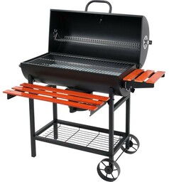 Lund GRILL WĘGLOWY Z POKRYWĄ, RUSZT 71X34,5CM