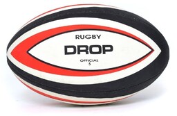 SMJ Sport, Piłka do rugby, Drop, czarno-pomarańczowy, rozmiar