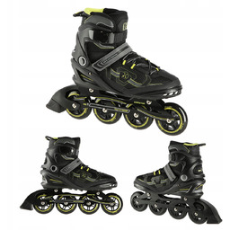 Rolki Nils Extreme rozmiar 42 NA9157 Czarno-żółte