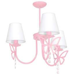 Milagro Żyrandol CHARLOTTE PINK 3xE14