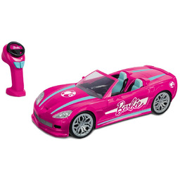 Barbie, kabriolet, Auto R/C Zdalnie sterowany, różowy