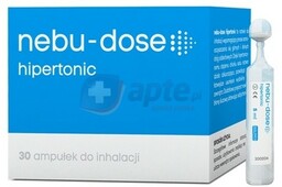 NEBU-dose HIPERTONIC 3% roztwór soli x30 ampułek
