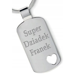 Breloczek z Grawerem Brelok do Kluczy + Grawer
