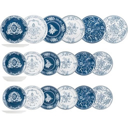 H&h 18-częściowy zestaw obiadowy Chelsea Garden