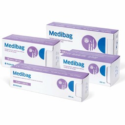 Medibag Torebki do sterylizacji 200 sztuk 100 mm