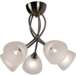 Lumes Żyrandol pięcioramienny patyna D7-P20