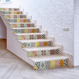 Naklejki na płytki schody