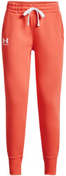 Spodnie damskie Under Armour Rival Fleece pomarańczowe 1356416