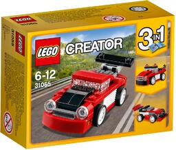 Oryginalne Lego 31055 Creator 3w1 Czerwona wyścigówka Idealny