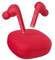 DeFunc True Entertainment Dokanałowe Bluetooth 5.2 Czerwony Słuchawki