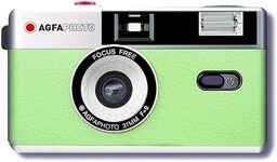 AgfaPhoto Analogowa kamera fotograficzna 35 mm miętowa zieleń