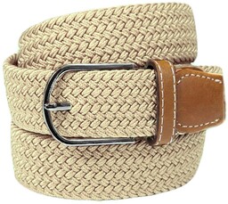 Pasek Elastyczny, Parciany, Pleciony, do Spodni, Casualowy -