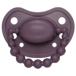 Luu Kids Smoczek silikonowy pozycjonujący 3-6m+ Sweet plum