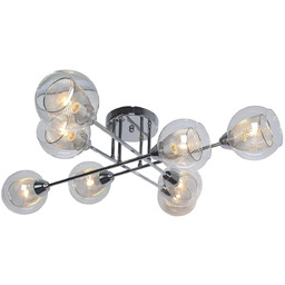 Lumes Duży designerski żyrandol w stylu loft H6-R27