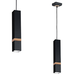 Milagro Lampa wisząca VIDAR BLACK 1xGU10