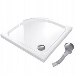 Brodzik Prysznicowy Półokrągły 70x70 Slim Niski 5 CM