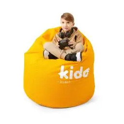 Diablo Chairs KIDO Tkanina Żółty Pufa dla dzieci