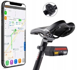 Lampka Rowerowa Ukryty Lokalizator Gps Tracker