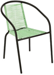 Elior Jasnozielone krzesło sznurkowe L5-E90