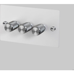 Włącznik - Premium 3G Dimmer Biały/Stalowy [El731P] Standard