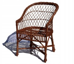 Fotel Wiklinowy Krzesło z wikliny Meble Producent