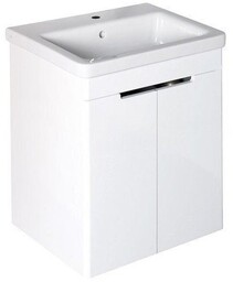 Sapho ELLA szafka umywalkowa 56.5x65x43cm drzwiczki biała EL065-3030