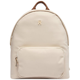 Plecak Tommy Hilfiger Popette Dome Backpack AW0AW17939 Écru