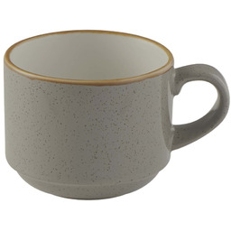 FILIŻANKA SZTAPLOWANA STONECAST PEPPERCORN GREY 220 ml
