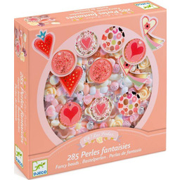 Drewniany zestaw do tworzenia biżuterii Serca 285 el