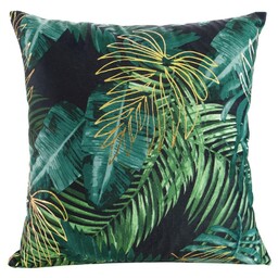 Eurofirany Poszewka dekoracyjna 40x40 Davos liście monstery palmy