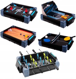 stół gra mini Piłkarzyki tenis Cymbergaj Umbro 5w1