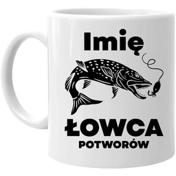 (Imię) Łowca potworów - kubek na prezent -