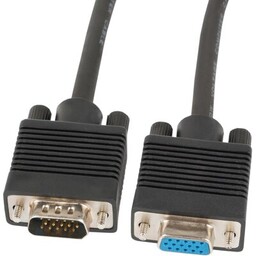 Lanberg kabel VGA M/M 3m czarny ekranowy ferryt