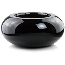 Donica Do Salonu Doniczka Z Włókna Szklanego Czarna
